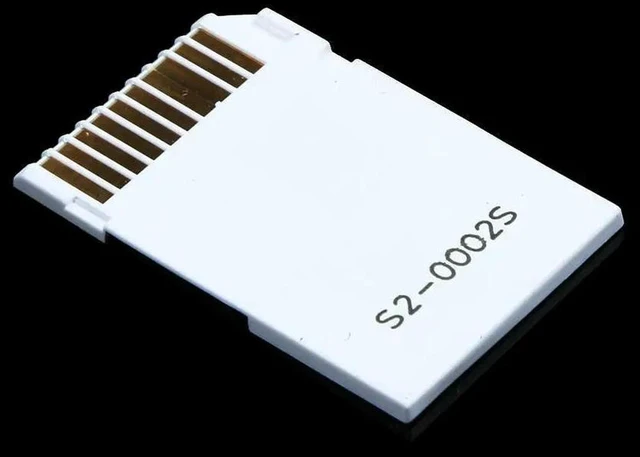 Alt view image 2 of 3 - Single Dual Slot Card Reader SDHC TF to MS Memory Stick Pro Duo Reader for Card Adapter Supplies