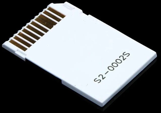 Alt view image 3 of 3 - Single Dual Slot Card Reader SDHC TF to MS Memory Stick Pro Duo Reader for Card Adapter Supplies