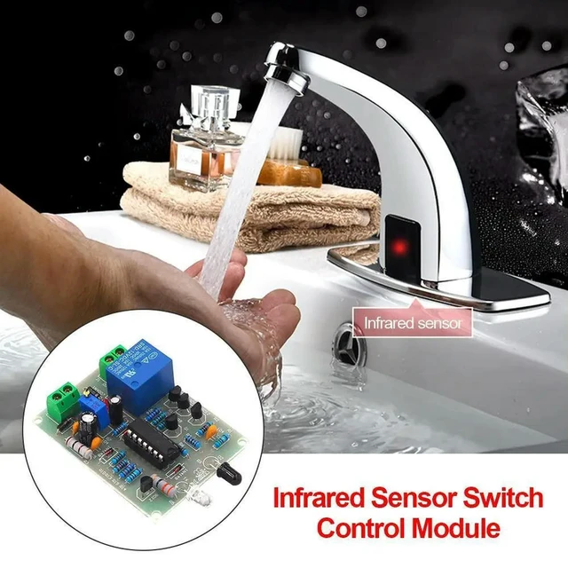 Alt view image 2 of 3 - Infrared Proximity Switch DIY Kit Automatic Faucet Hand Dryer IR Sensor Module