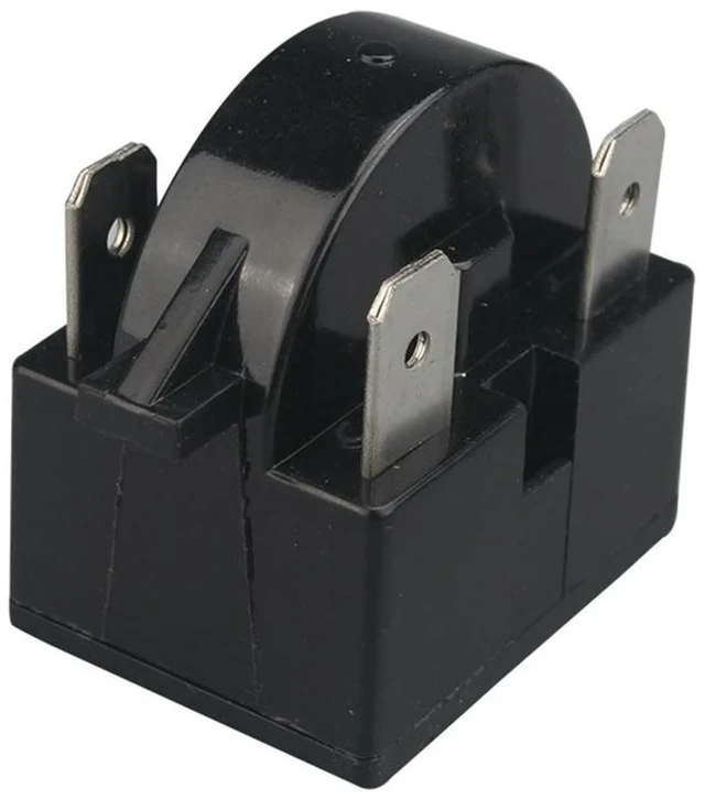 Main image of Universal Compressor Relay Starter for QP2-15 QP2-12 Type Three Inserts 15 Ohm black Refrigerator Compressor Relay Starter