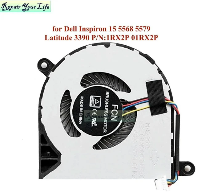 Main image of 01RX2P Laptop CPU Cooling Fan Cooler for Inspiron 13-5568 7378 5378 5379 5368 13MF Latitude 3390 1RX2P 031TPT 31TPT Fans