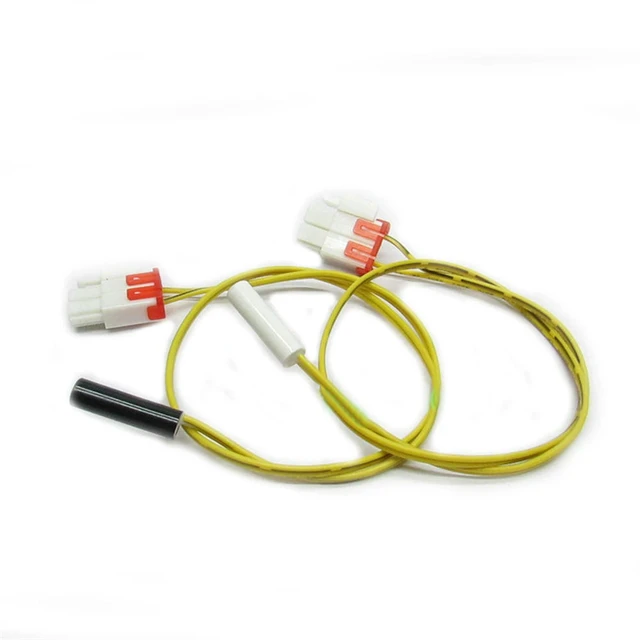 Alt view image 3 of 3 - 2Pcs DA32-00006W Refrigerator Defrost Temperature Sensor Replacement Thermostat for AA-00,RS2534BB 5k Sensor Probe Parts