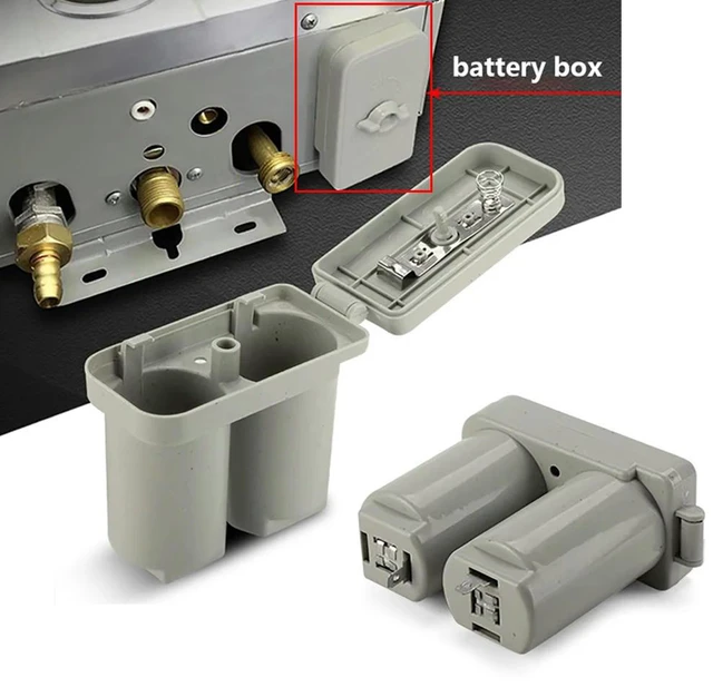 Main image of 2 PCS Double Compartments Universal Box for Gas Water Heater Accessories Parts Plastic Double Case Shell