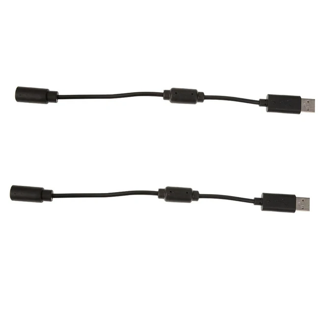 Alt view image 3 of 3 - 2 PCS USB Breakaway Dongle Cable Cord Adapter USB Breakaway PC Cable USB Breakaway Adapter Cable for Xbox 360 Wired Controllers