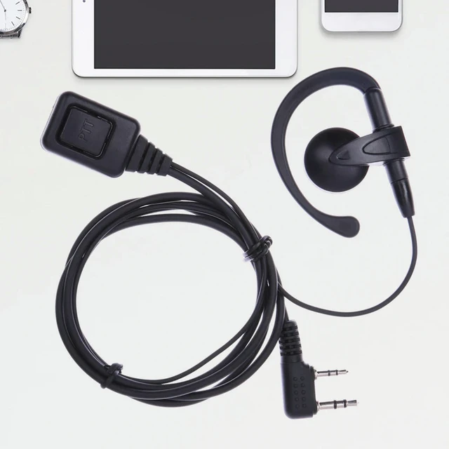 Alt view image 2 of 3 - 2 Pin Walkie Talkie Earpiece Headset Privacy Earphone Walkie Talkie Headset Accessories for Baofeng Kenwood Puxing Wouxun Radio