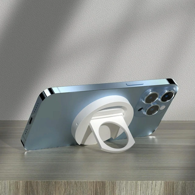 Alt view image 2 of 3 - Magnetic Phone Stand Continuity Camera Mount for MacBook/14 13 12 (White)