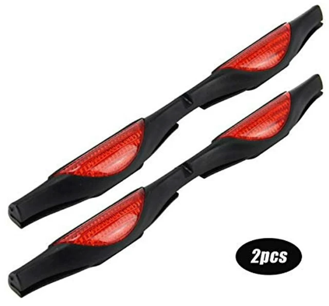 Alt view image 2 of 3 - Car Door Protectors Bump Stop Door Edge Guard Strip Dent Reflectors Clip On Car Rear Front Door Scratches Protection