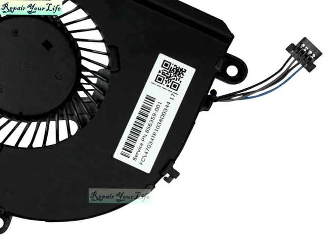 Alt view image 3 of 3 - 856359-001 Laptop CPU Cooling Fans for Pavilion 15-AU 15T-AU AU000 AU023 TPN-Q172 Computer Notebook PC Fan Radiator Cooler