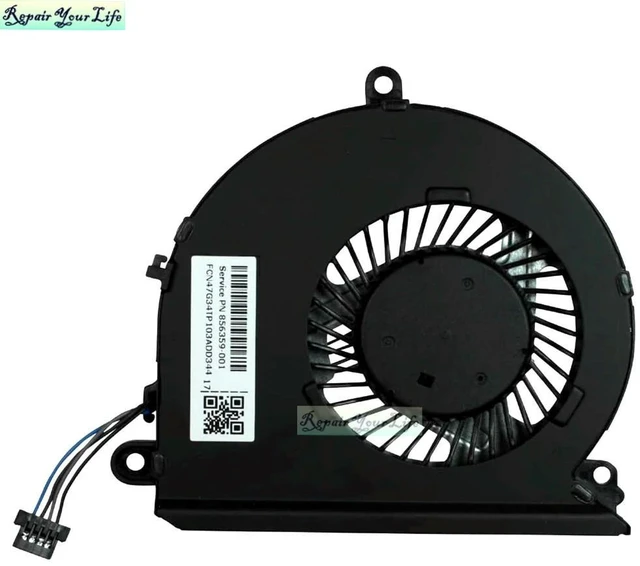 Alt view image 2 of 3 - 856359-001 Laptop CPU Cooling Fans for Pavilion 15-AU 15T-AU AU000 AU023 TPN-Q172 Computer Notebook PC Fan Radiator Cooler