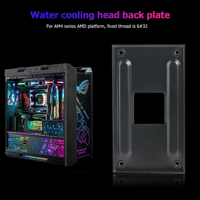Alt view image 3 of 3 - PC Motherboard CPU Cooler Mounting Bracket l Back Plate for AM4 Socket