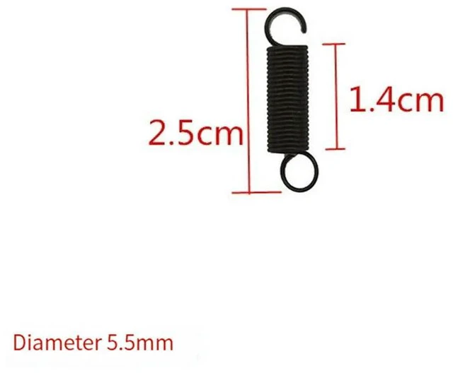 Alt view image 3 of 3 - 4 PCS Microwave Oven Door Hook Spring Accessories for Galanz/Midea/Haier Microwave Oven Extension Tension Spring
