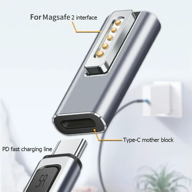 Main image of Magnetic USB C PD Adapter Type C Connector Charging Converter Power Adapter Connector Data for MacBook Air/Pro