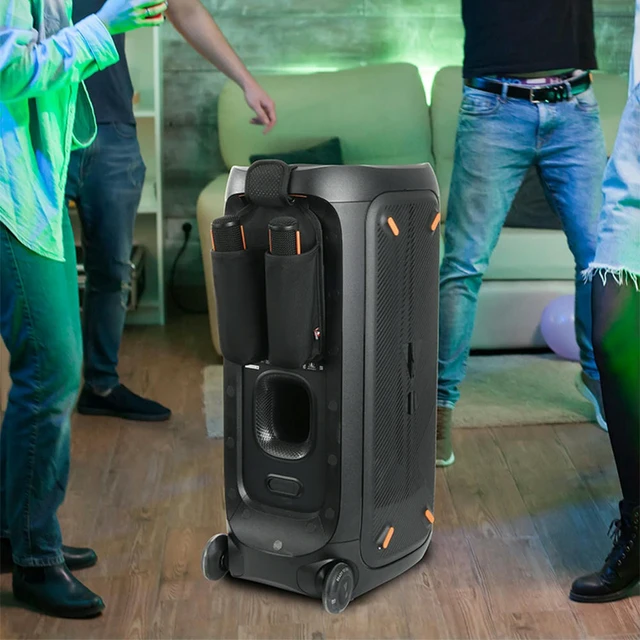 Alt view image 3 of 3 - Mic Hanger Holder Microphone Carrying Case Microphone Bag for PartyBox 110/120 Microphone