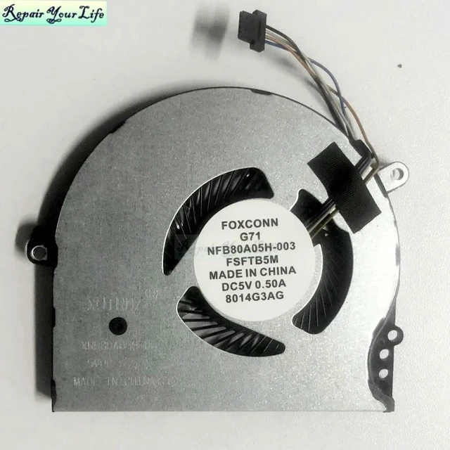 Main image of Laptop CPU Cooling Fans For 15-CC 15-CK 14-BK 14-BP TPN-Q191 TPN-Q201 TPN-Q189 Notebook PC Cooler Radiator Fan 927918-001