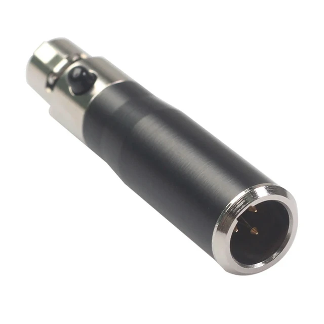 Alt view image 3 of 3 - Mini XLR 3 4 Pin Female Converter Adapter Audio Adapter Audio Connector Adapter Black Microphone Audio Equipment