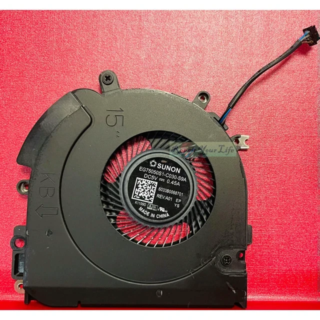 Alt view image 3 of 3 - 840G5 Laptop CPU Cooling Fan for for EliteBook 745 755 840 850 G5 ZBook 15uG5 L22307-001 EG75050S1-C030-S9A 6033B0059801