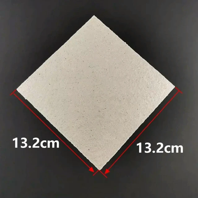 Alt view image 2 of 3 - 3 PCS Microwave Oven Insulated Paper Sheet 132mm X 132mm Mica Plates Sheets for Galanz/Midea Microwave Oven Parts