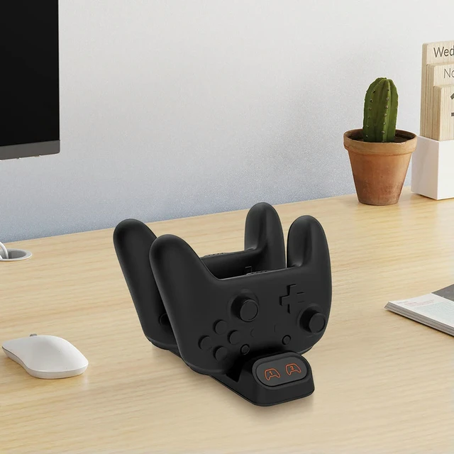 Alt view image 2 of 3 - For Switch Pro Charging Dock Type-C Charger Station with Charging Indicator Dual Fast Controller Charger for /Xbox Series S/X