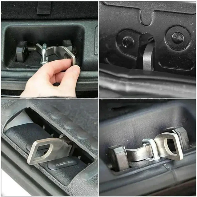 Alt view image 2 of 3 - Extension For VW T5 T6 Stainless Steel Car Tailgate Standoff Holder Hook Fresh Air Vent Lock For California Camping Multivan