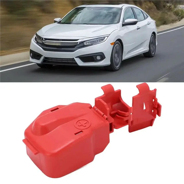 Alt view image 3 of 3 - Terminal Cover 32418-PND-300 Red For Honda Accord 2003-2009 2010-2011/TSX 2004-2014/R SX 2002-2006 Cable