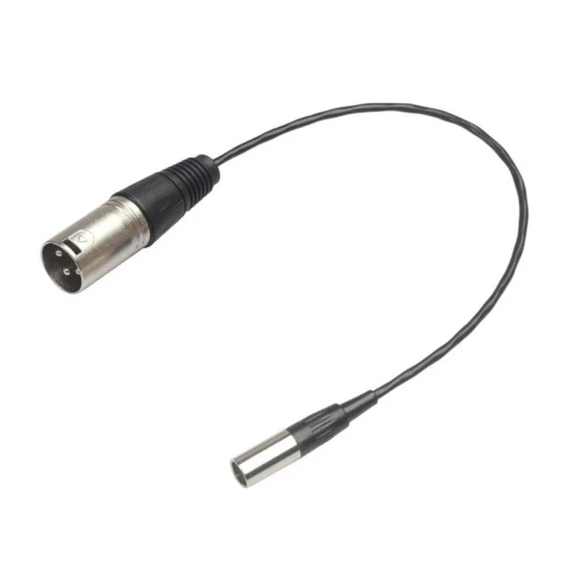Alt view image 2 of 3 - 3 Pin Male to 3 Pin Male XLR Mini Plug Audio Cable XLR Male to Mini XLR Male Audio Cable Connector Microphone Cable