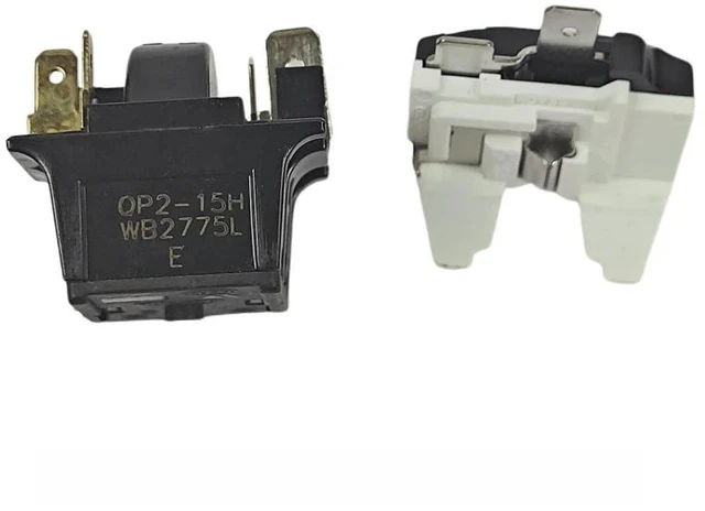 Alt view image 2 of 3 - 1 PCS Refrigerator Compressor PTC Starter QP2-15H Relay Butterfly Thermal Overload Protector for Homa/Haier/Wanbao Refrigerator
