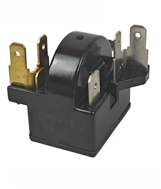 Main image of 1 PCS Refrigerator Compressor PTC Starter QP2-15H Relay Butterfly Thermal Overload Protector for Homa/Haier/Wanbao Refrigerator