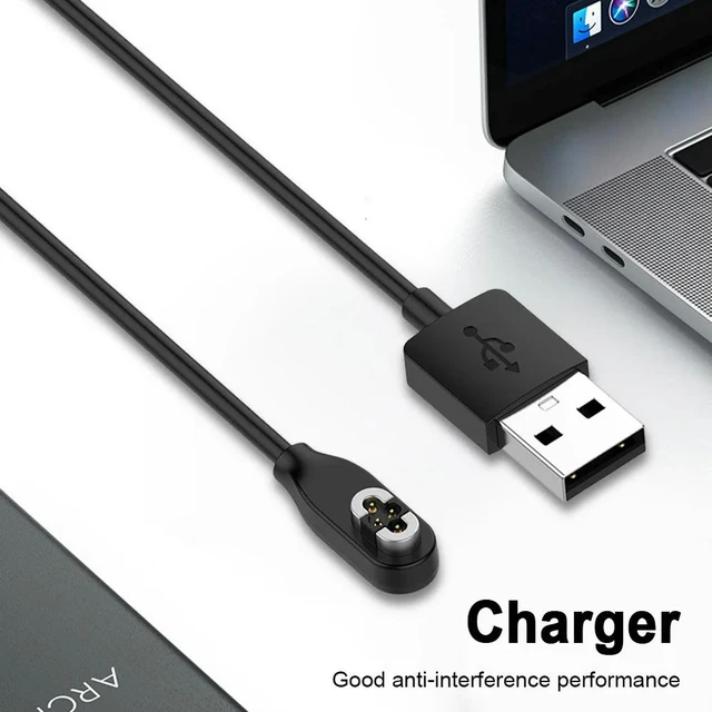 Alt view image 3 of 3 - USB Magnetic Charging Cable 1M Replacement Charging Cable Fast Charging Cable Charging Cord for SHOKZ OpenSwim Pro S710