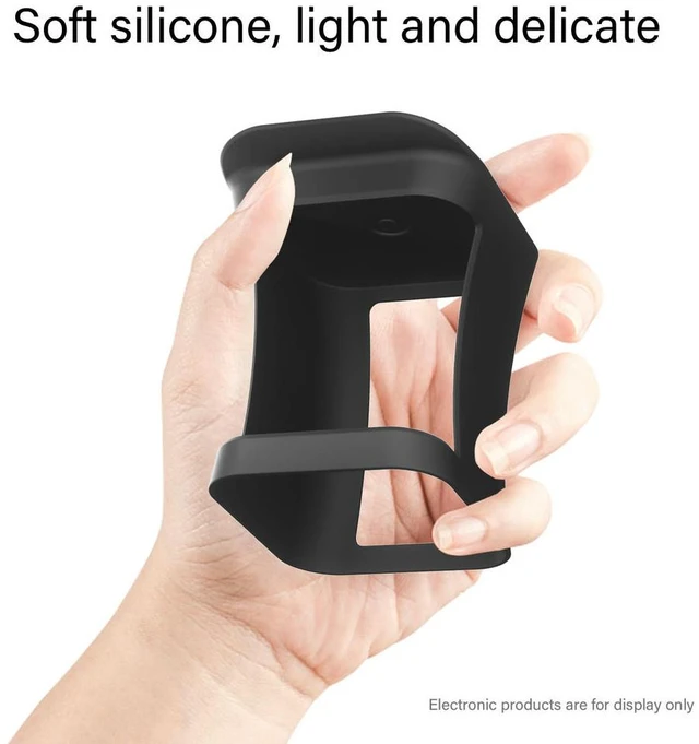 Alt view image 2 of 3 - Silicone Monitor Camera Protector -proof Monitor Camera Protective Cover Weather-proof for Ring Spotlight Cam Pro/Cam Plus