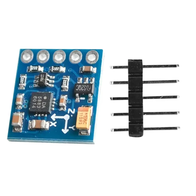 Main image of GY-271 3 Axis Magnetic Field Compass Magnetometer Sensor I2C IIC Triple Axis Compass Magnetic Sensor Module 3V-5V for
