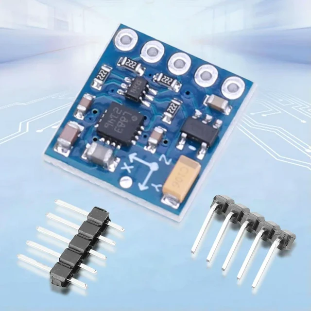 Alt view image 3 of 3 - GY-271 3 Axis Magnetic Field Compass Magnetometer Sensor I2C IIC Triple Axis Compass Magnetic Sensor Module 3V-5V for