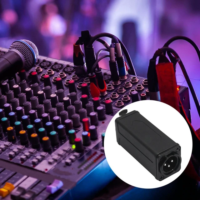 Alt view image 2 of 3 - 3Pin XLR Male To Female Connector l Construction 3 Pin XLR Gender Changer Stable Signal for Microphone Mixer Audio Devices