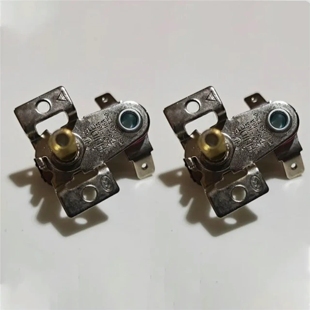 Alt view image 2 of 3 - 2PCS 250V 16A T250 Thermostat 0-250 ° Electric Oven Temperature Controller KST-168 270 ° Angle M4 Screw Hole Switch Accessories