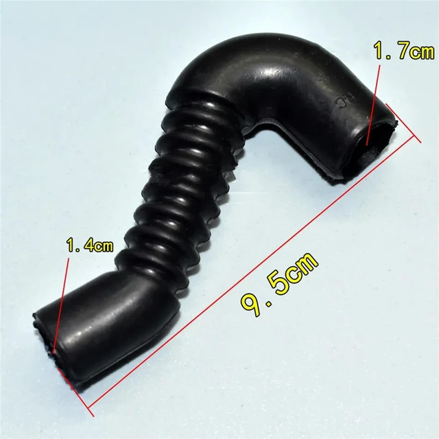 Alt view image 2 of 2 - Small Short Automatic Washing Machine Inner Water Inlet Pipe Water Inlet Valve Compact Connecting Pipe Rubber Pipe Pipe Parts