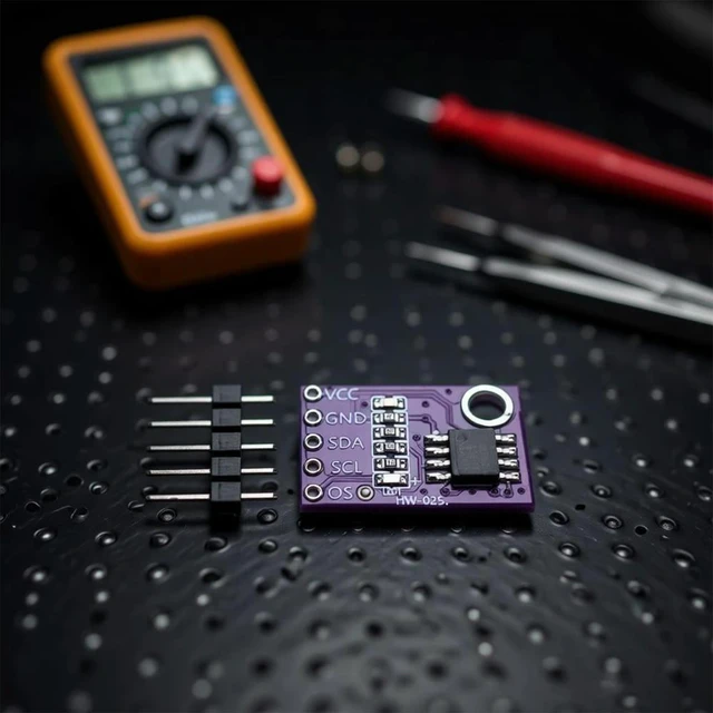 Alt view image 2 of 3 - High Precision Development Board LM75BD Digital Temp Measurement Module DIY Projects/Home/Industrial Control