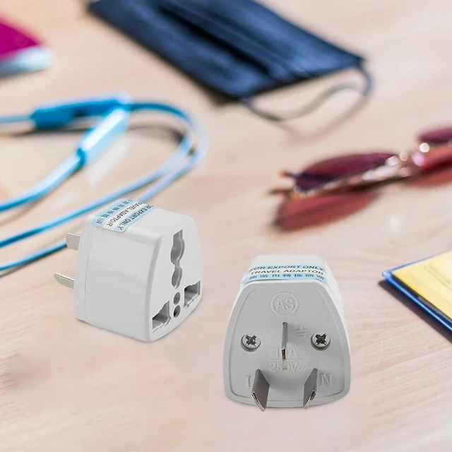 Alt view image 3 of 3 - 10A 250V Electrical Plug Triangular Charger Plug Electrical Socket Australia Power Converter for Business Trip