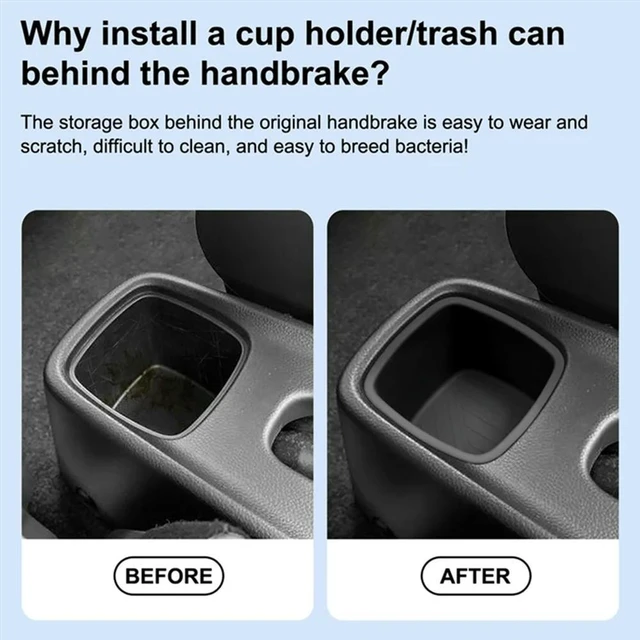 Alt view image 3 of 3 - Car Rear Central Control Cup Holder For SWIFT 2016-2024 Silicone Water Cup Holder
