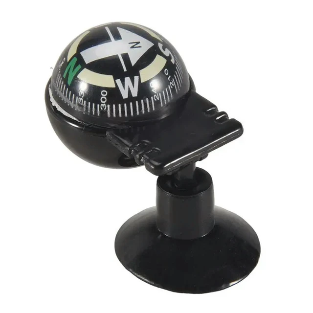 Alt view image 3 of 3 - Car Vehicle Floating Ball Magnetic Navigation Compass Black