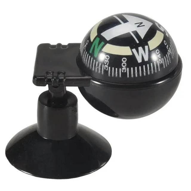Alt view image 2 of 3 - Car Vehicle Floating Ball Magnetic Navigation Compass Black