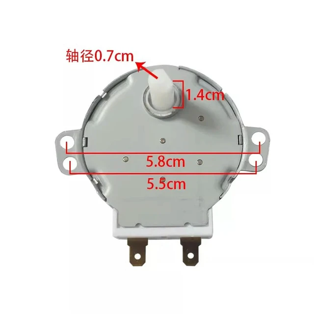 Alt view image 2 of 2 - 1Pc AC220-240V Microwave Oven Synchronous Turntable Motor Tray Motor for Galanz Microwave Oven 49TYZ-A 4W Accessories