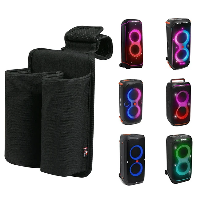 Alt view image 2 of 3 - Mic Hanger Holder Mic Organizer Bag Microphone Organizer for JBL PartyBox Microphone Accessories