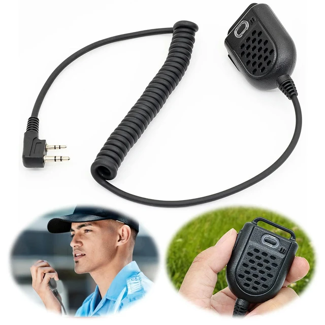 Main image of Walkie Talkie PTT LED Shoulder Speaker Mic PTT Mic Handheld Walkie-talkie Microphone for BAOFENG BF-888s -5R Two Way Radio