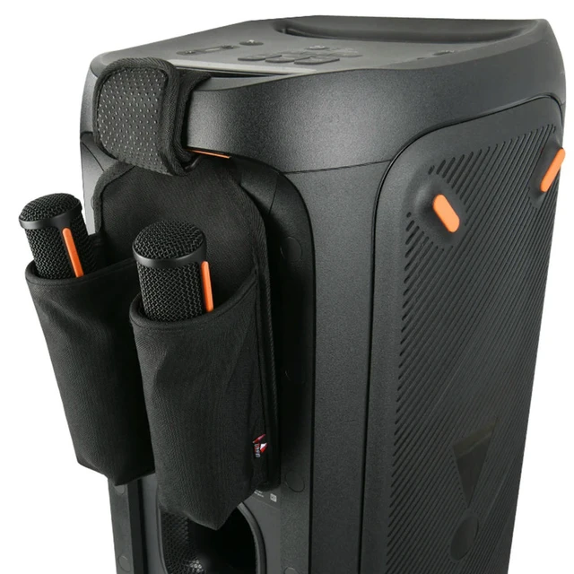 Alt view image 3 of 3 - Mic Hanger Holder Mic Organizer Bag Microphone Organizer for JBL PartyBox Microphone Accessories