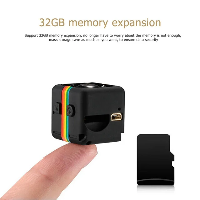 Alt view image 3 of 3 - Video Recorder Network Camera 2MP Baby Monitor Mini Camera FHD 960P Camcorder Motion Sensor Night Vision DVR Sport DV