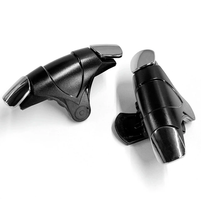 Alt view image 3 of 3 - 2pcs RGB Mobile Game Joystick Trigger for PUBG Mobile Phone Game Trigger Aim Trigger Button for Ios Android Phone
