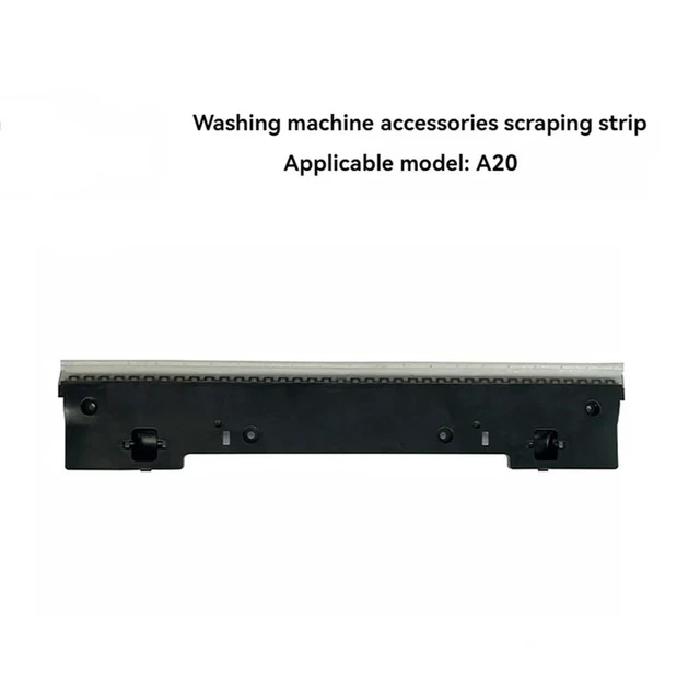Alt view image 2 of 3 - For Roborock A20 Rubber Strip Scraper Head Sewage Scraper Bar Wiper Bar Floor Scrubber Bottom Scraper Accessories