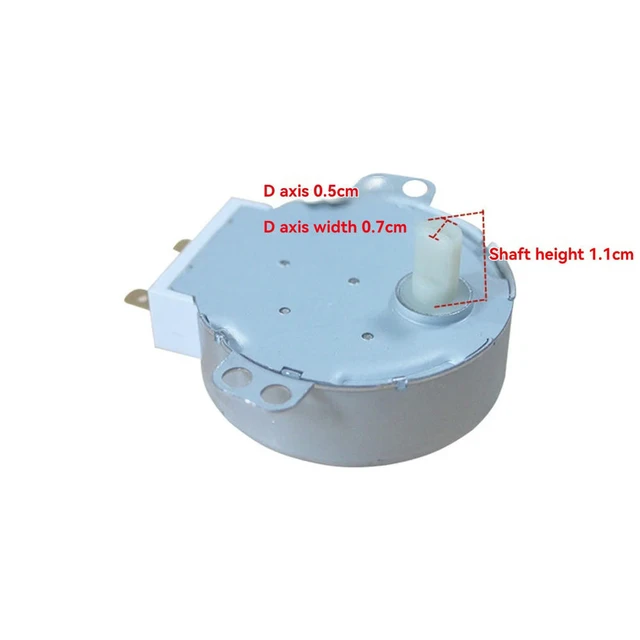 Alt view image 2 of 3 - Microwave Oven Motor 100V-120V 4W 50/60Hz Microwave Turntable Synchronous Motor 49TYZ-A1 Microwave Oven Tray Motor Accessories