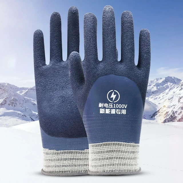 Alt view image 2 of 3 - Insulated Electrician Gloves 1000V Work Gloves Rubber Electrical Insulated Gloves for Electricians Prevent Shock