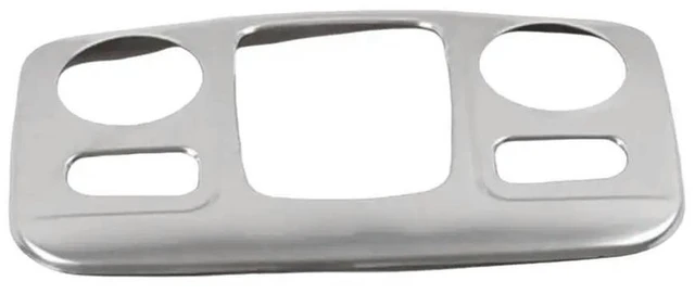 Main image of Stainless Steel Trim Frame Cover For Car Rear Reading Light Interior Accessories For 5008