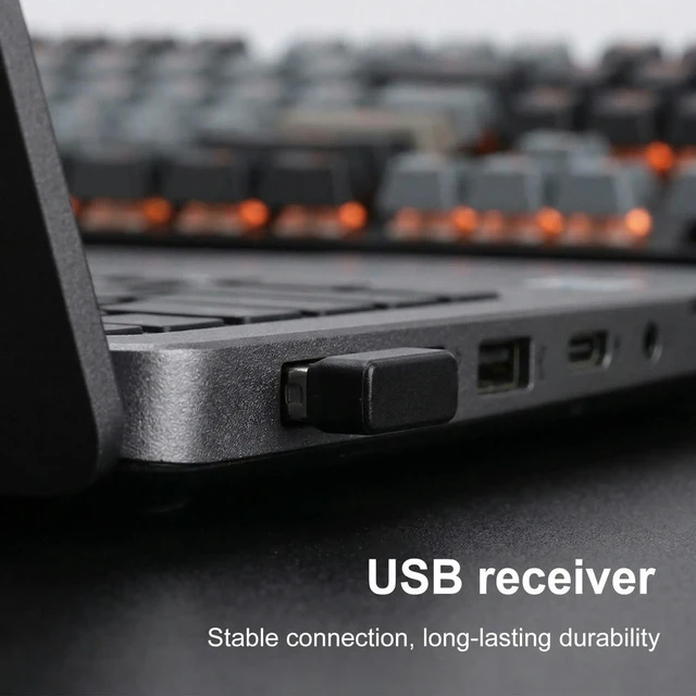 Alt view image 3 of 3 - Universal Pairing USB Receiver Replacement for Keyboard Mouse MK220 MK235 Keyboard Receiver Adapter Lightweight